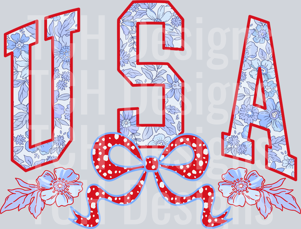 usa-bow-blue-flowers