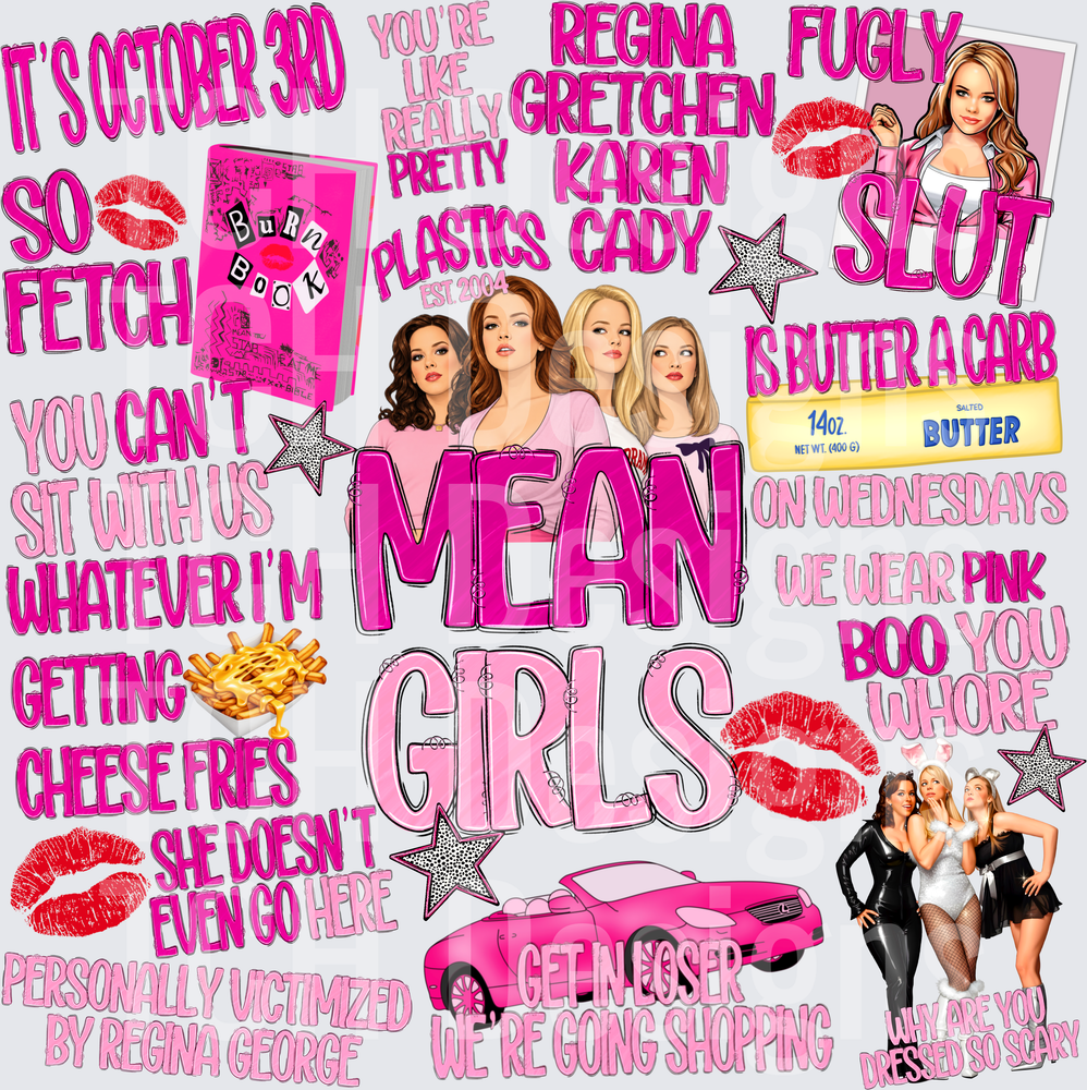 Mean Girls Collage