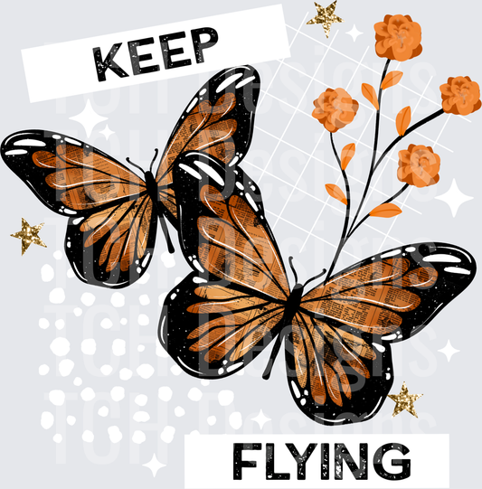 Orange keep flying