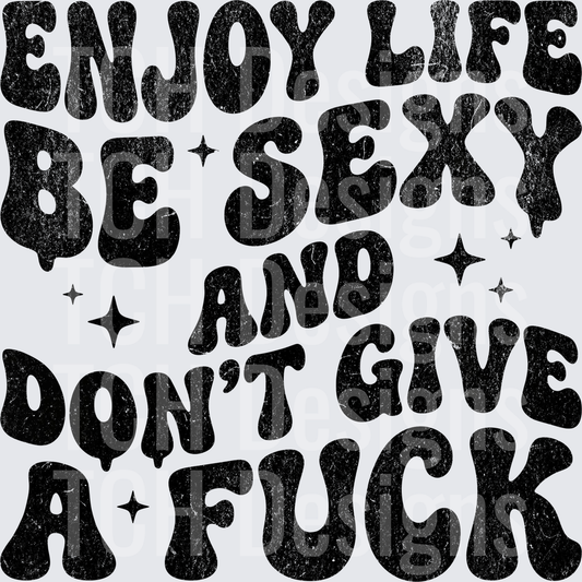 enjoy life be sexy distressed hwds
