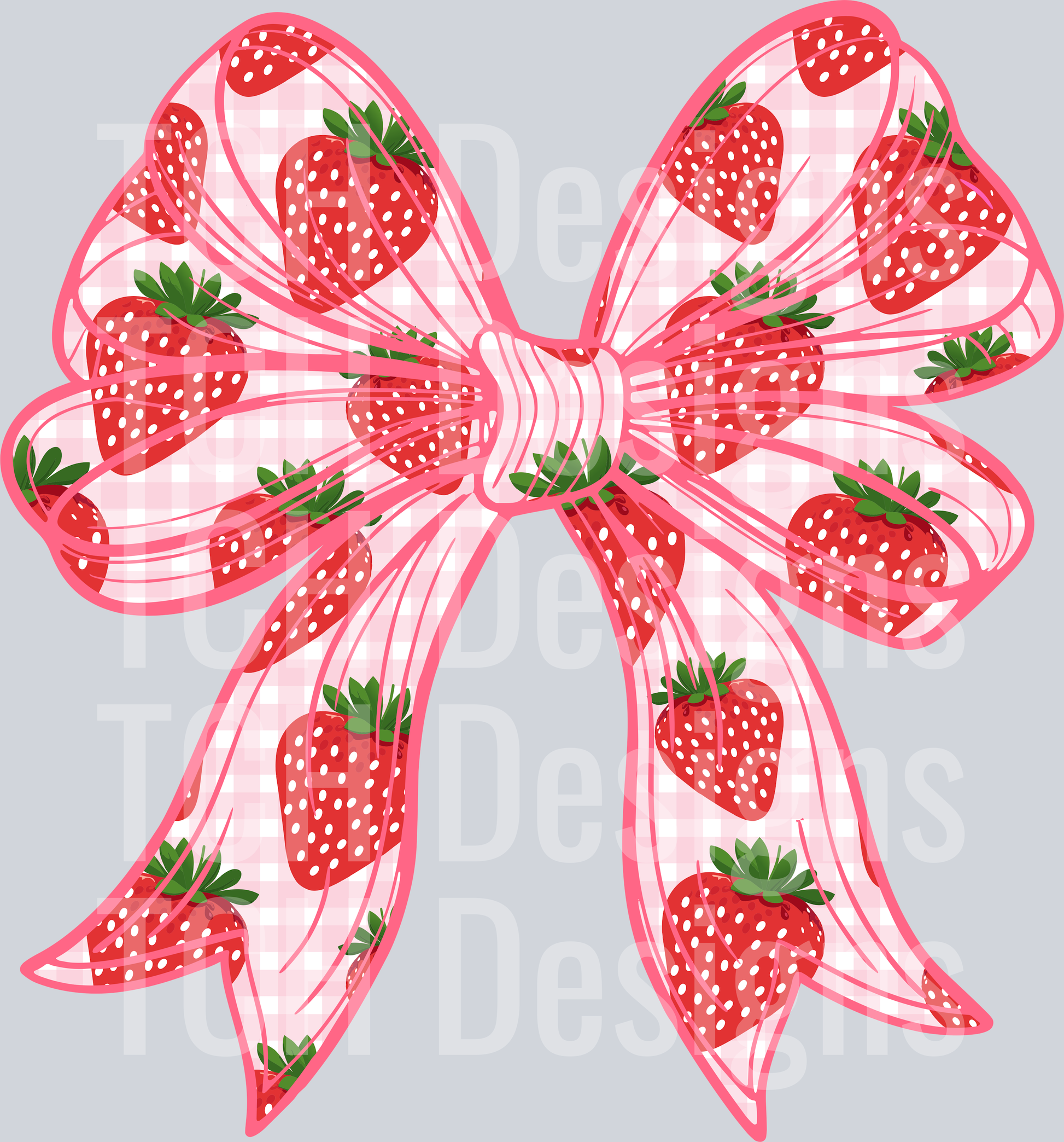 strawberry-gingham-bow