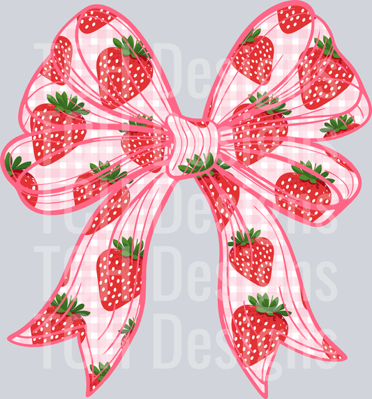 strawberry-gingham-bow