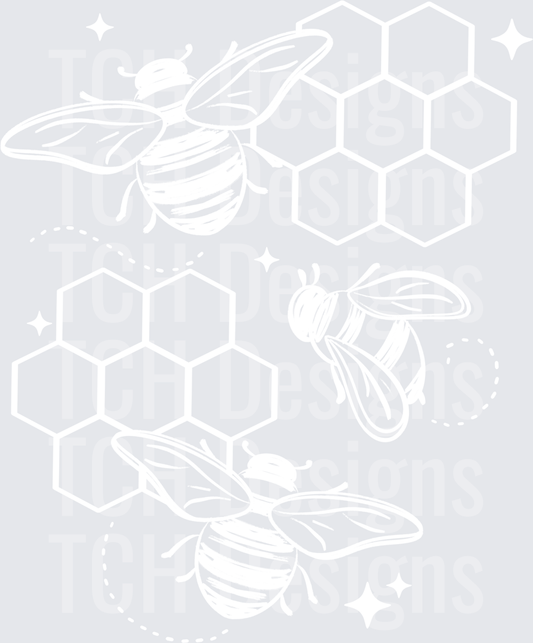 Bold Minimalist White Graphic Design on Clean Background