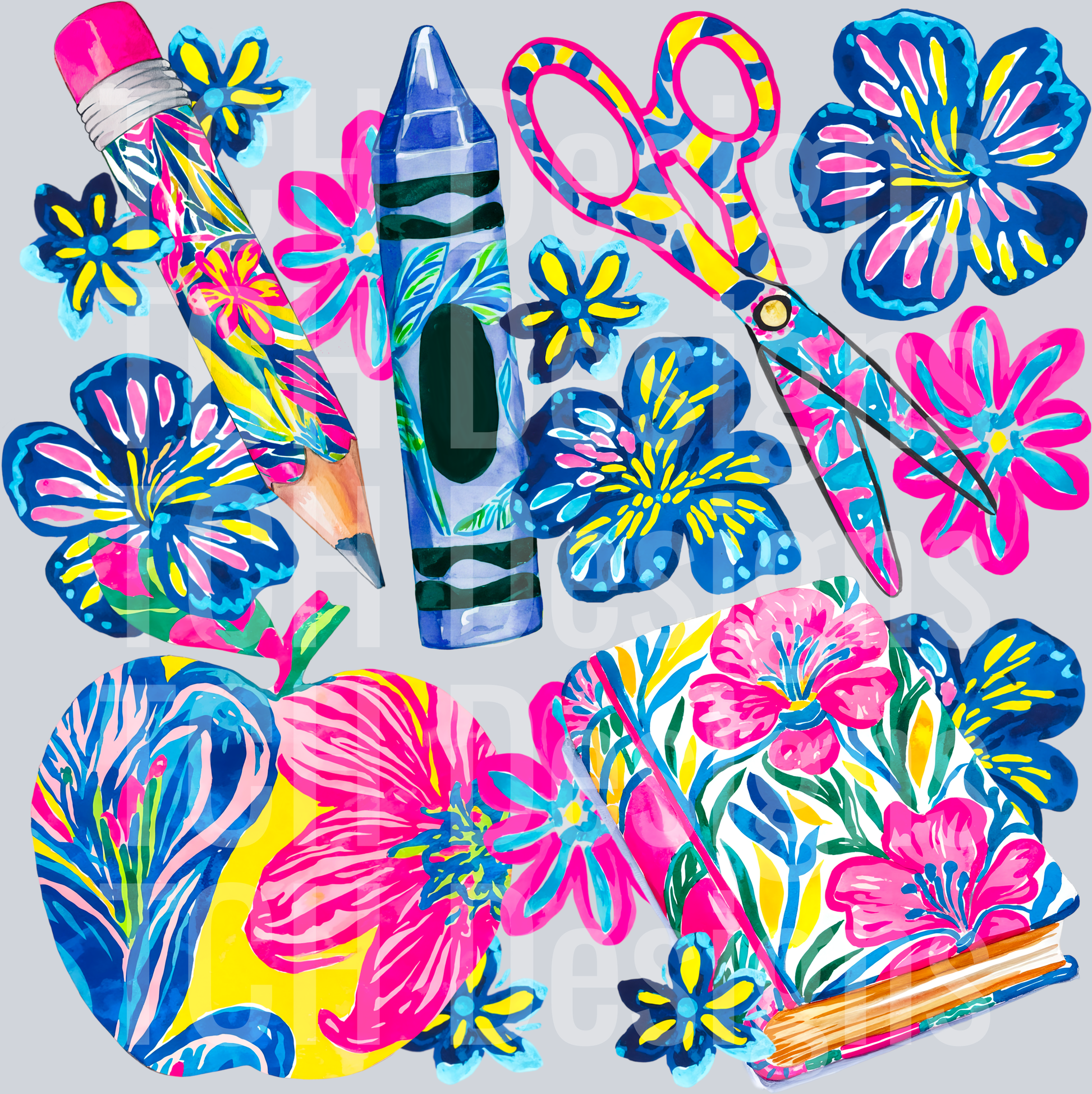 SchoolFloralCollage