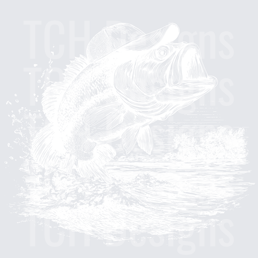 FISH SKETCH TRUCKER HAT