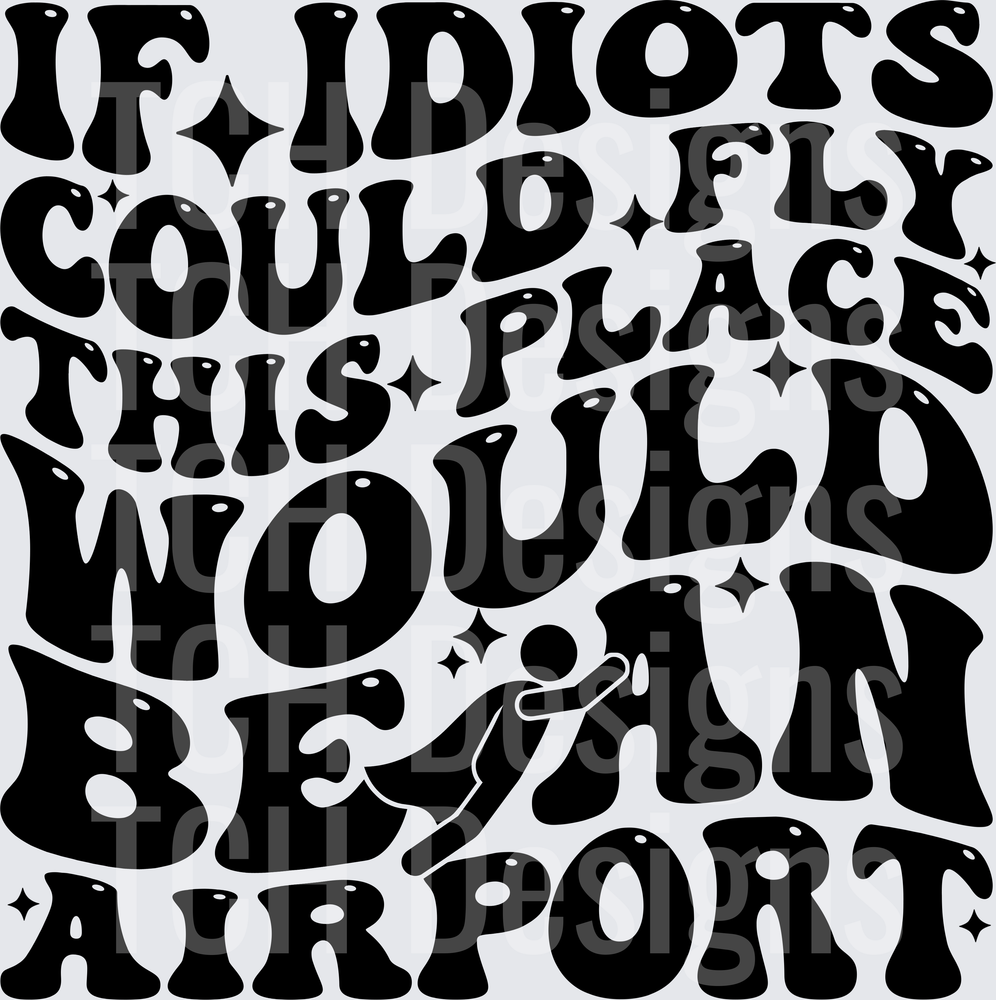 If Idiots Could Fly This Place Would Be An Airport