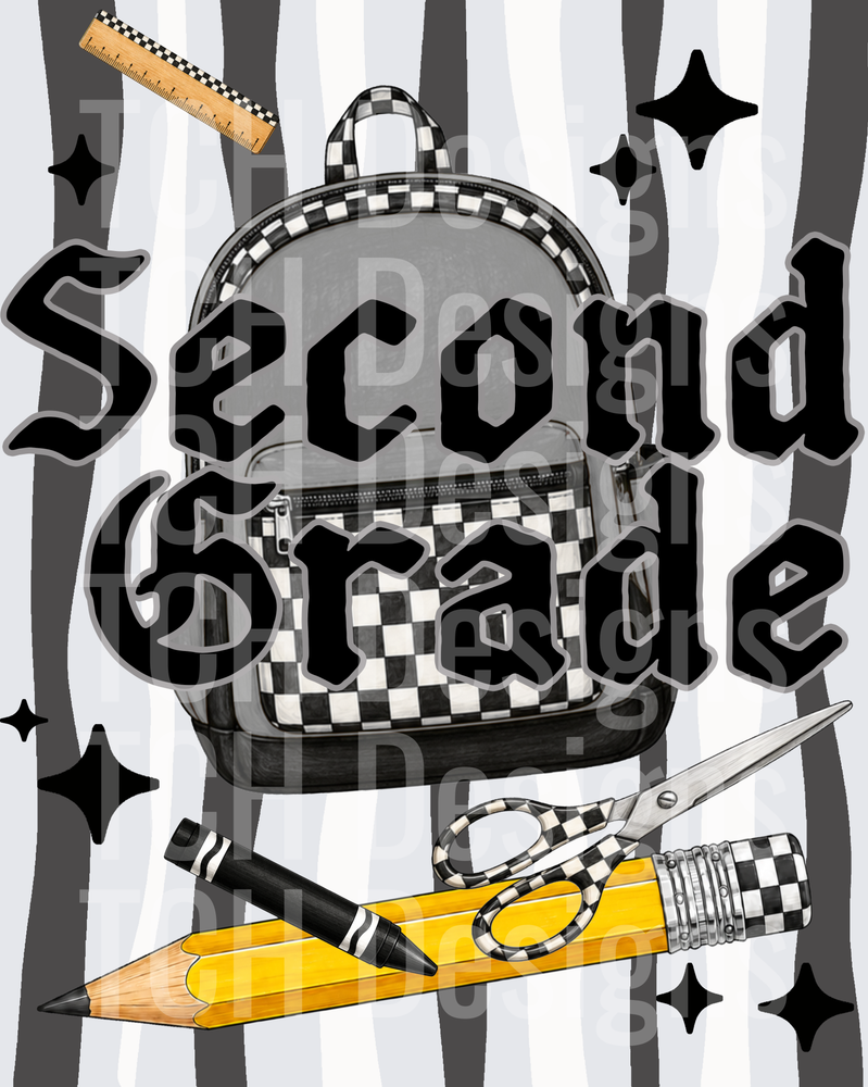 second grade checkered
