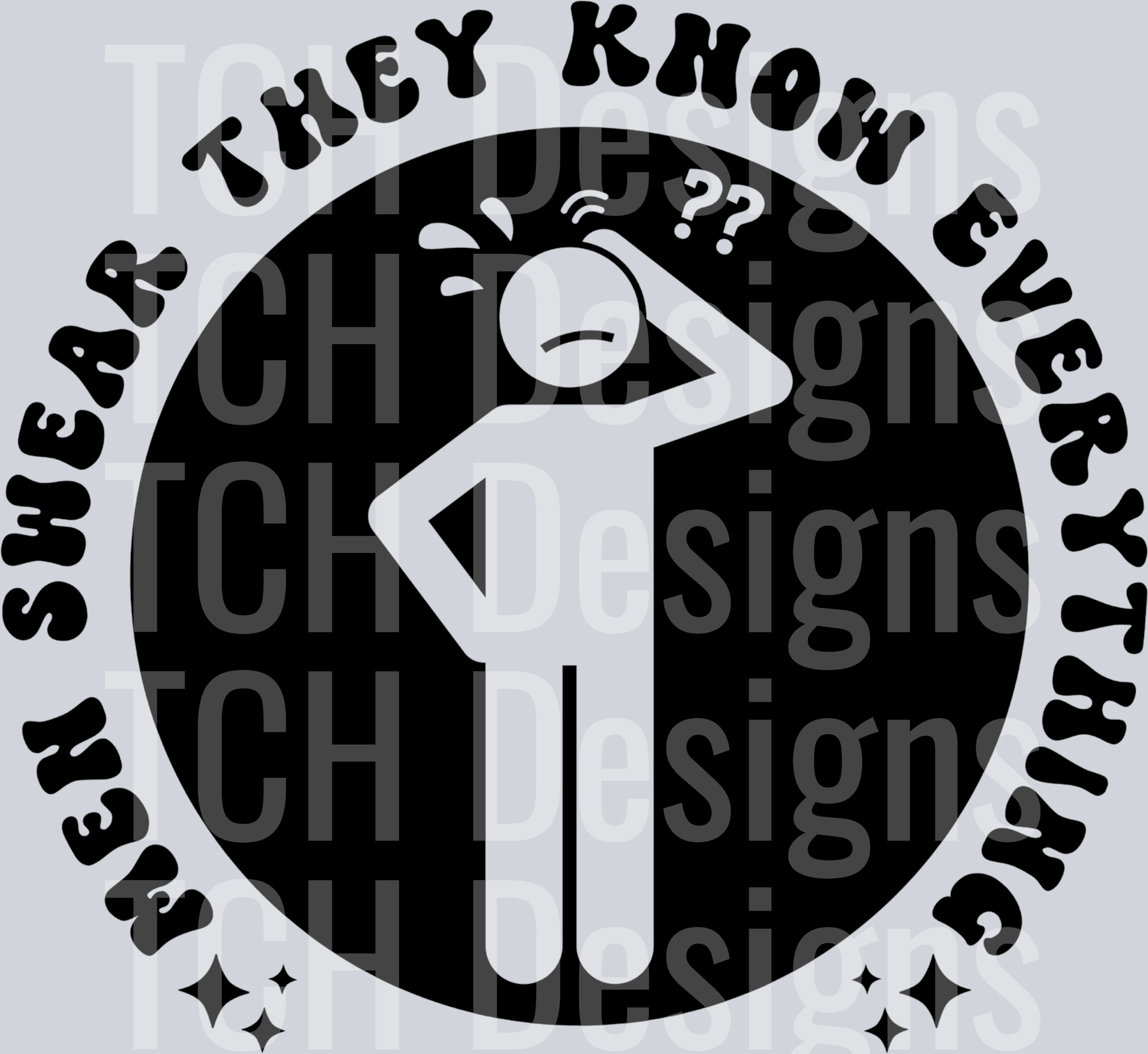 MEN SWEAR THEY KNOW EVERYTHING POCKET HWDS