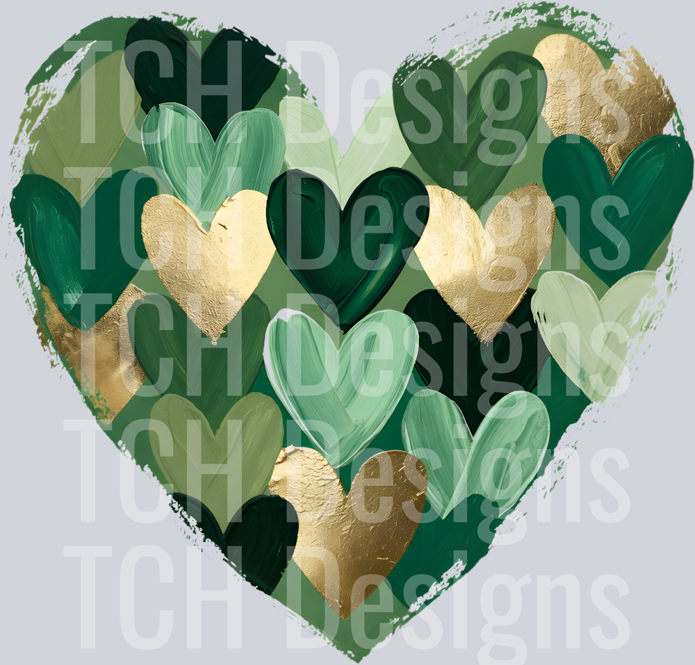 Hand Painted St. Patrick’s Day Heart