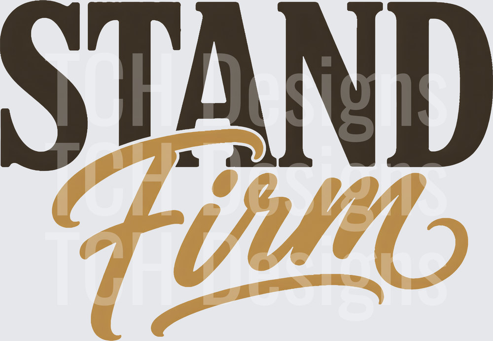 STAND FIRM FRONT