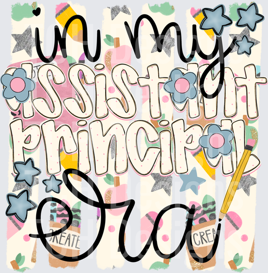 I'm My Assistant Principal's Era School Typography Design
