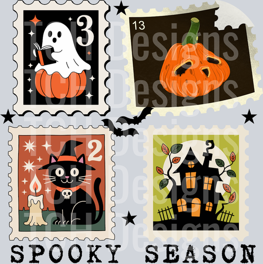 SPOOKY SEASON STAMPS