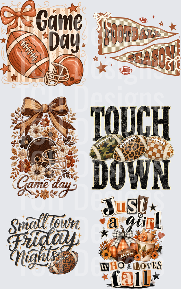 Premade Fall Football Gang 3