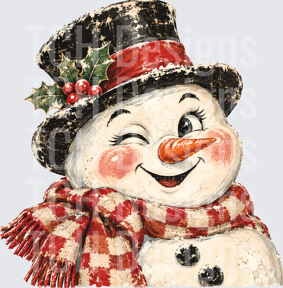 VINTAGE SNOWMAN