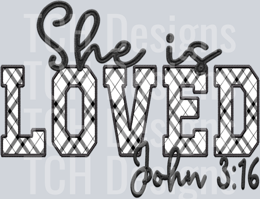 SHE IS LOVED JOHN316