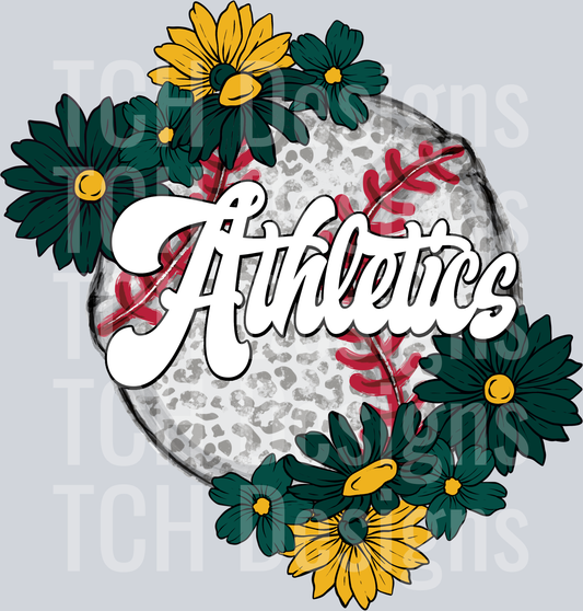 AthleticsFloralBaseball