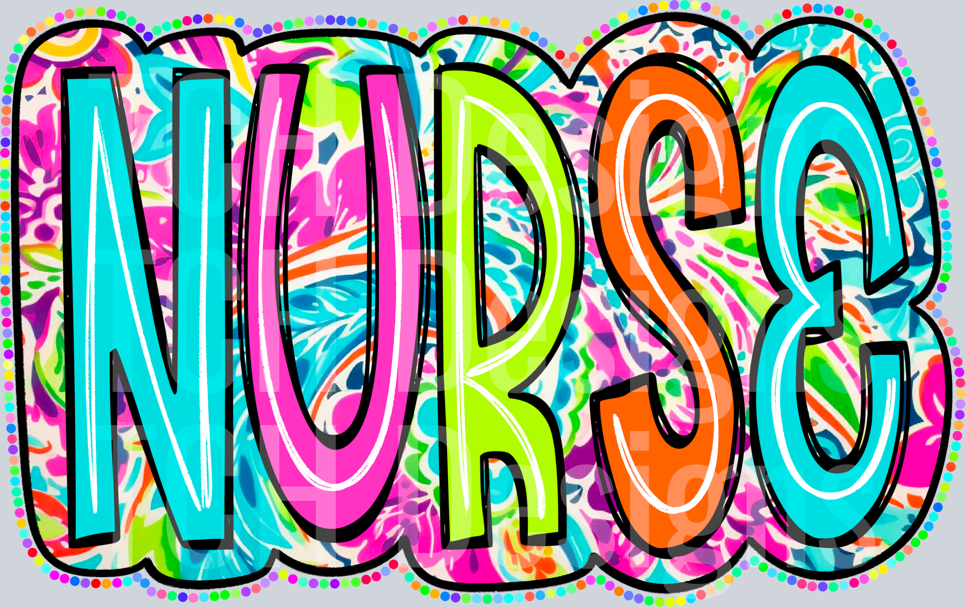 Nurse_Bright_Doodle_Dalmatian_Dots