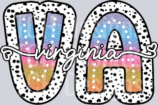 VIRGINIA-TIEDYE DOTTIE STATE
