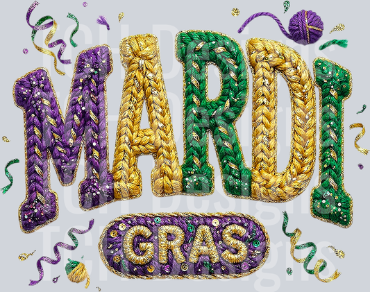 Yarn Mardi Gras Png 1