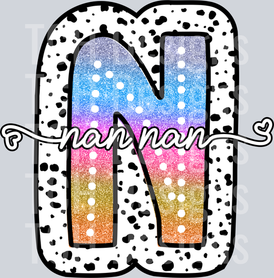NAN NAN-TIE DYE DOTTIE NAMES