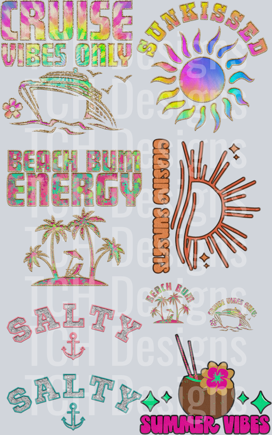 Cruisin life premade gang sheet 36 inch