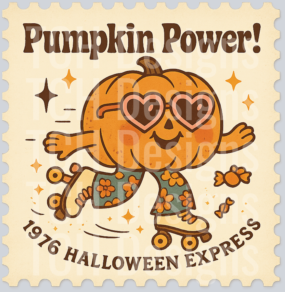 Pumpkin Roller Skate