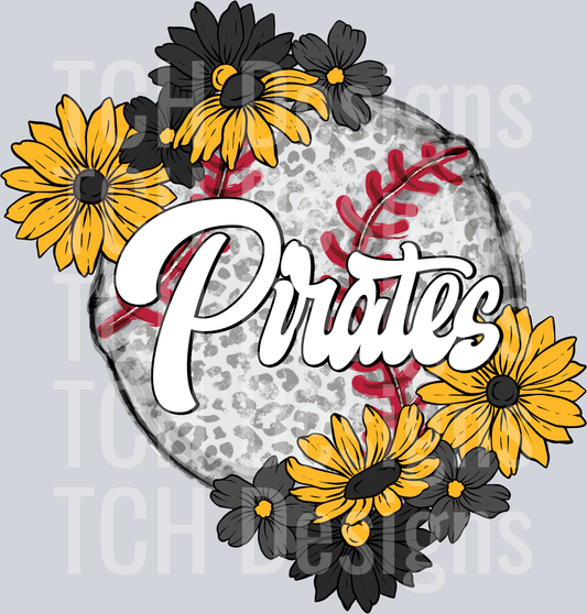 PiratesFloralBaseball