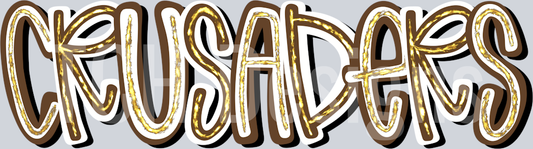Crusaders_Hand_Lettered_Gold_Glitzy