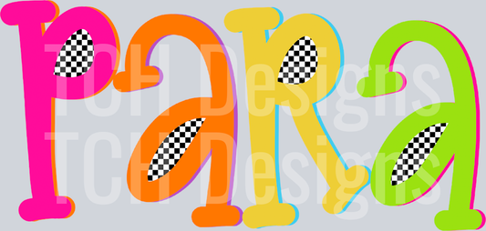 PARA COLORFUL CHECKERED