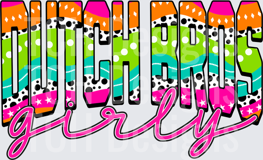 DUTCH BROS GIRLY BRIGHT