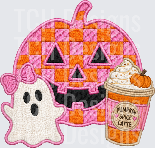 PUMPKIN SPICE PUMPKIN GHOST