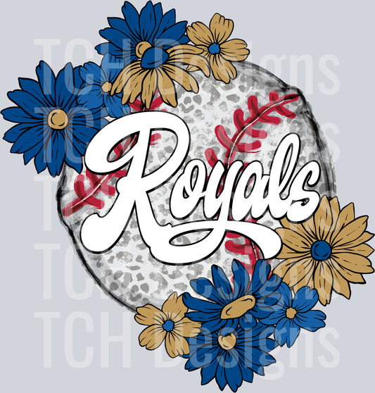 RoyalsFloralBaseball