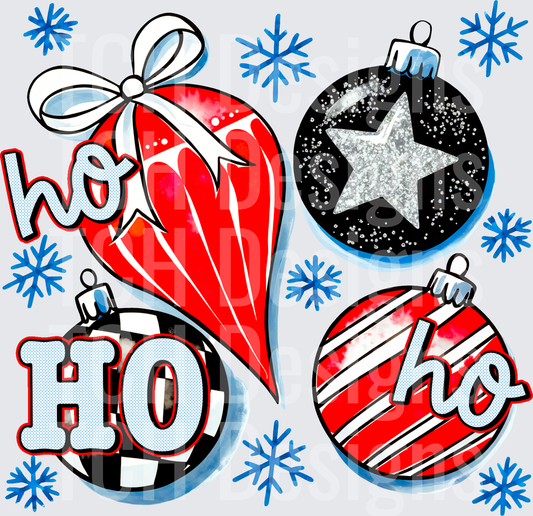 HoHoHo Ornaments