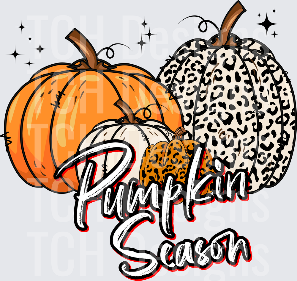 Pumpkin Season Leopard
