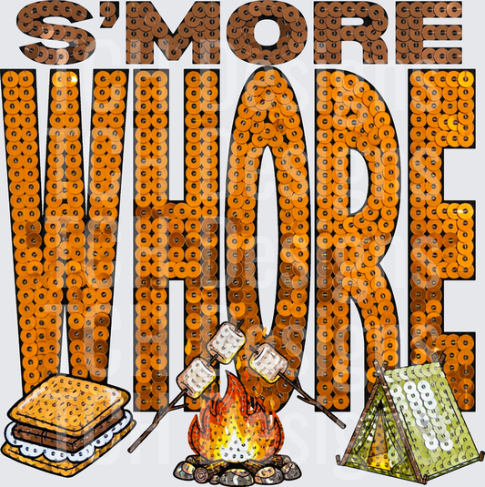 smore whore sequin hwds