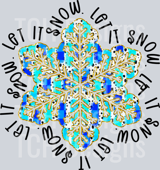 let-it-snow-brush-checkered-snowflake