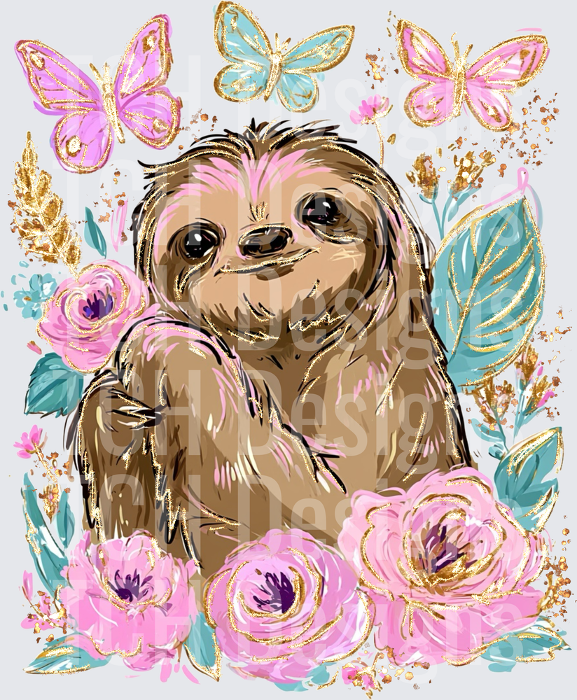 Sloth Floral