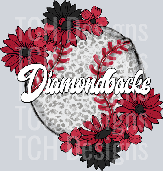 DiamondbacksFloralBaseball