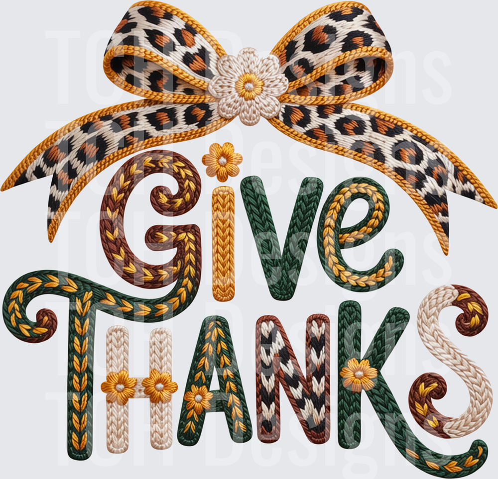 Give Thanks Faux Yarn