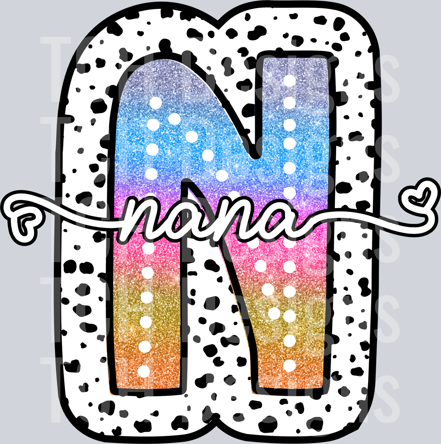 NANA-TIE DYE DOTTIE NAMES