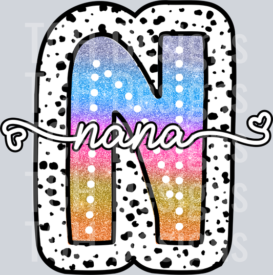 NANA-TIE DYE DOTTIE NAMES