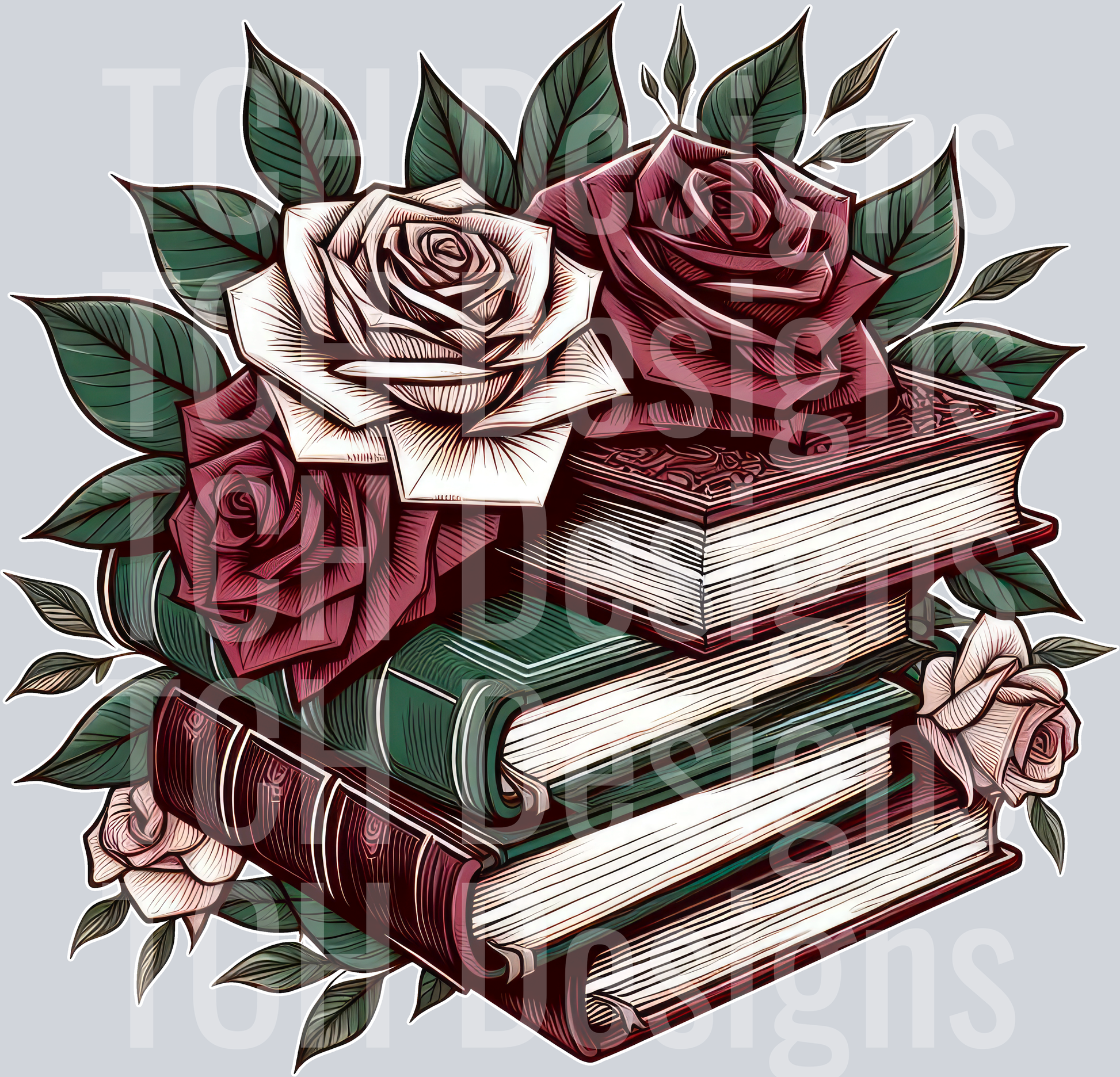 Books W_ Roses