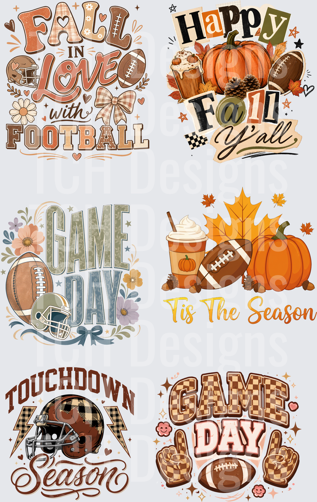 Premade Fall Football Gang 9