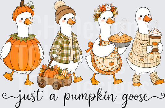 Just A Pumpkin Goose