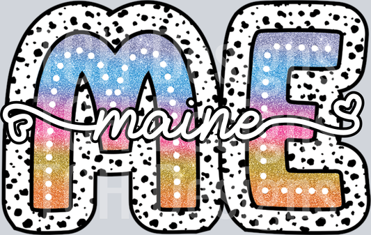 MAINE-TIEDYE DOTTIE STATE