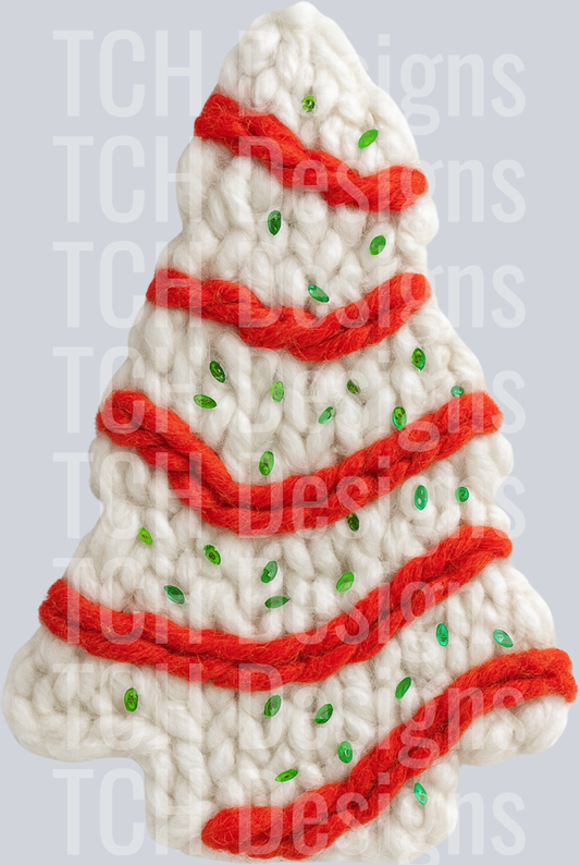CHRISTMAS TREE FAUX YARN