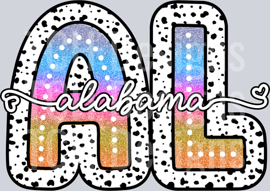 ALABAMA-TIEDYE DOTTIE STATE