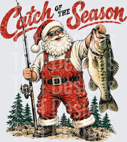 Vintage Fishing Christmas