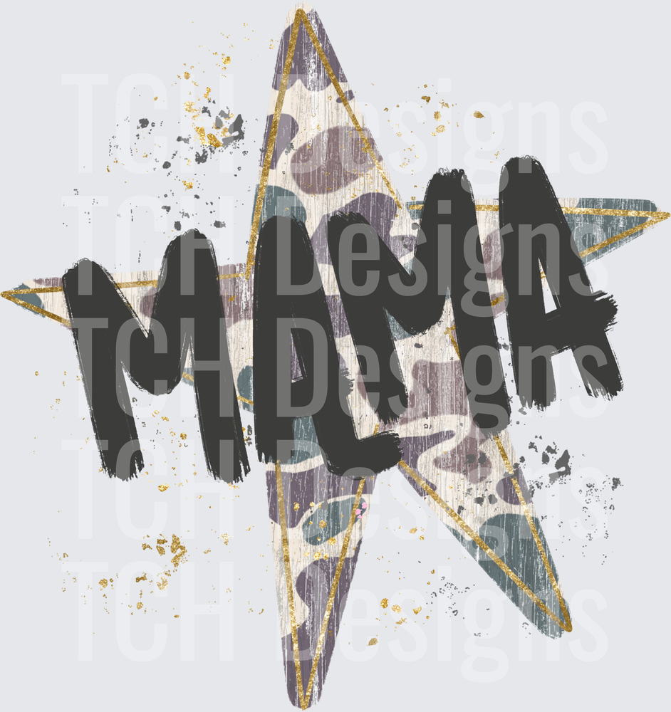 Mama Camo Star
