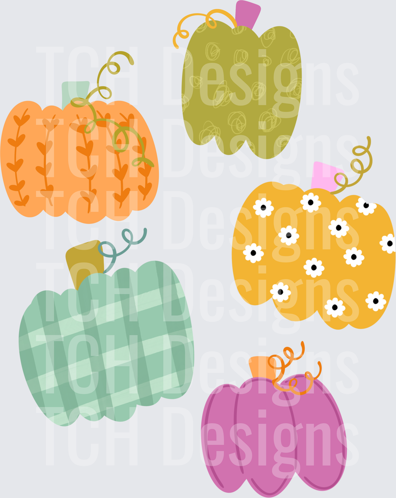 Colorful Pumpkins